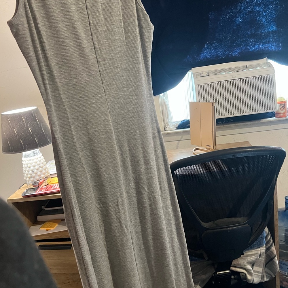 Women’s Gray Maxi Dress